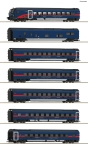 Roco 5500004 - H0 - 7-tlg. Set Personenwagen Nightjet, ÖBB, Ep. VI